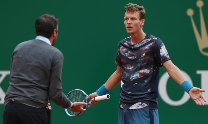 Tomas Berdych could again be unhappy this evening...